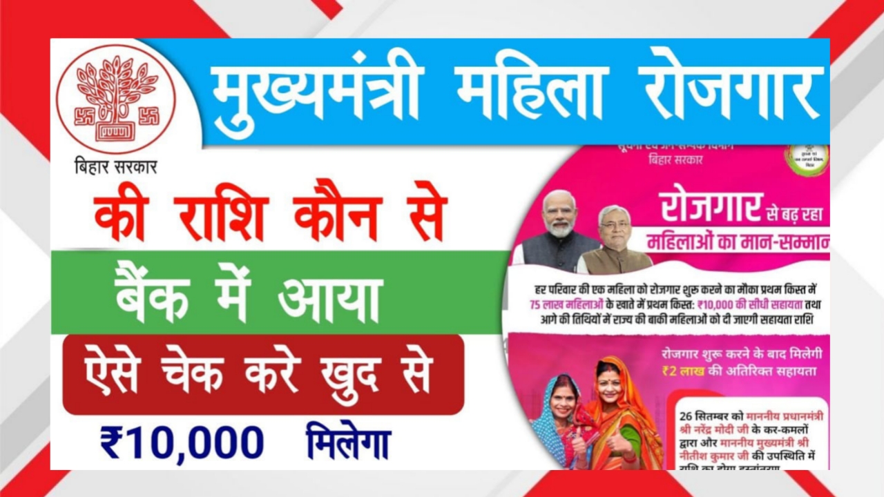 Mahila Rojgar Payment Check