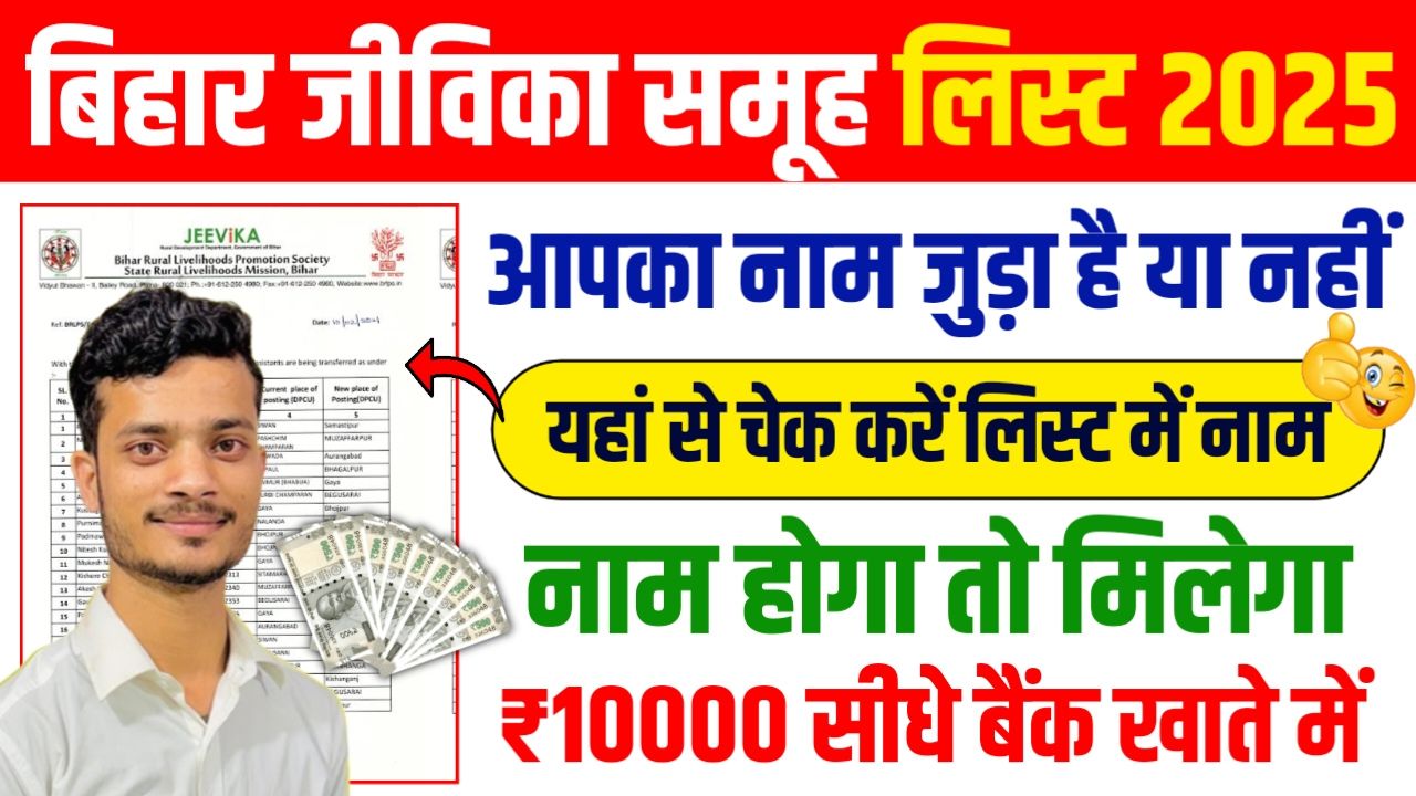 Jeevika Payment List 2025